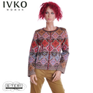 W8.21 IVKO CARDIGAN AZULEJO BROWN