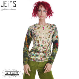 W2.1 JEI'S CARDIGAN ART PRINT D501