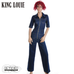 W9.81 KING LOUIE 10760 MIRA JUMPSUIT ONYX DENIM
