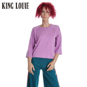 W9.66 KING LOUIE 10798 ANYA TOP COCOON CROCUS LILAC