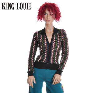 W9.60 KING LOUIE 10890 LENE CARDI WYLER BLACK