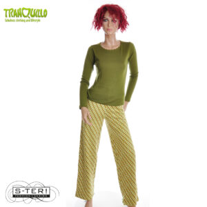 W23.5 Tranquillo ANIKAA TROUSERS GREEN DIAMOND