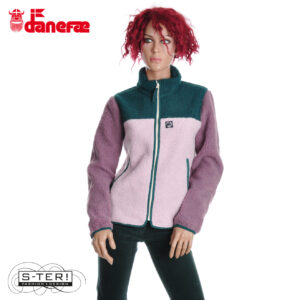 W5.1 danefae DANEBIRK FLEECE ZIP UP CANARD PINK PLUM