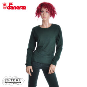 W5.6 danefae DANEMERRY WOOL LS TEE DARK FOREST