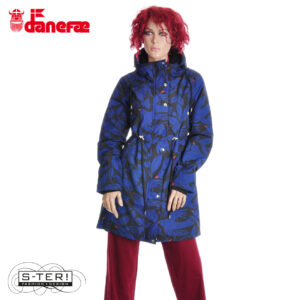 W5.2 danefae DANENORA AOP WINTER PARKA BLACK DEEP BLUE BIRDIEUP