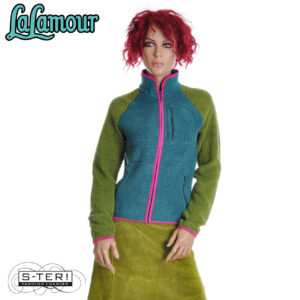 W31.12 LALAMOUR AW26300 IVY JACKET PLUSH COLORBLOCK