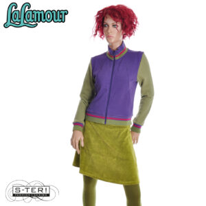 W31.3 LALAMOUR AW26091 LANA SWEAT JACKET COSY COLORBLOCK
