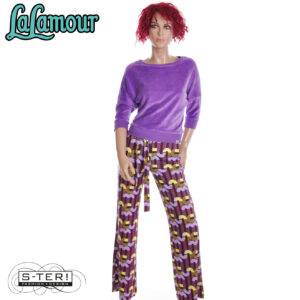 W31.2 LALAMOUR AW26082 SUE TROUSERS COSMIC LOOP FIG