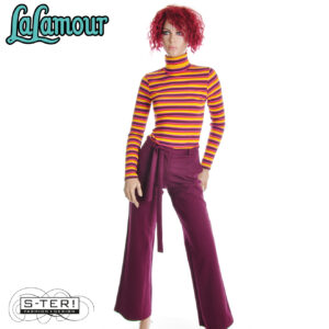 W31.15 LALAMOUR AW26317 SUE TROUSERS PUNTA DI ROMA FIG