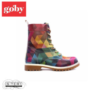 GOBY VEGAN LONG BOOT MULTICOLOUR
